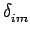 $\displaystyle \delta_{{im}}^{}$